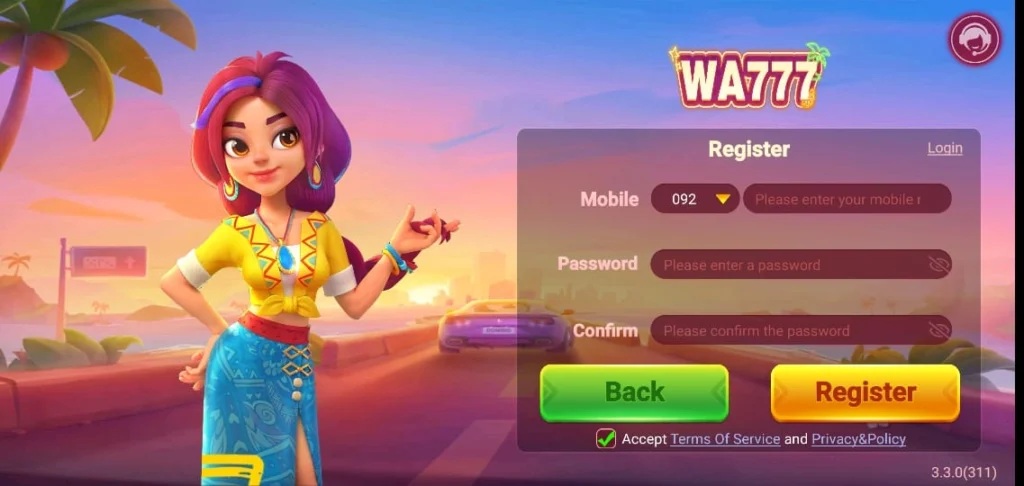 Wa777 Game Login